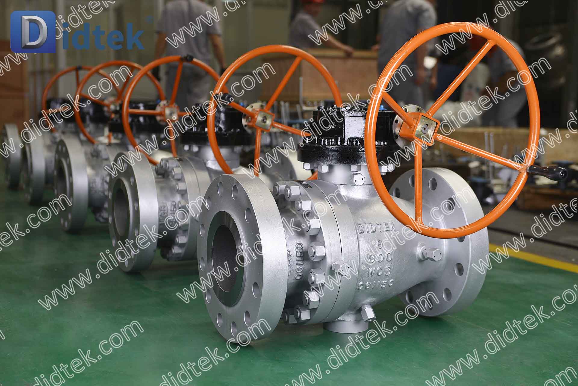 A-9 DIDTEKCTBV-High Temperature 6inch DBB 600LB+K11 Metal Seated Ni60 Nickel Trunnion Ball Valve