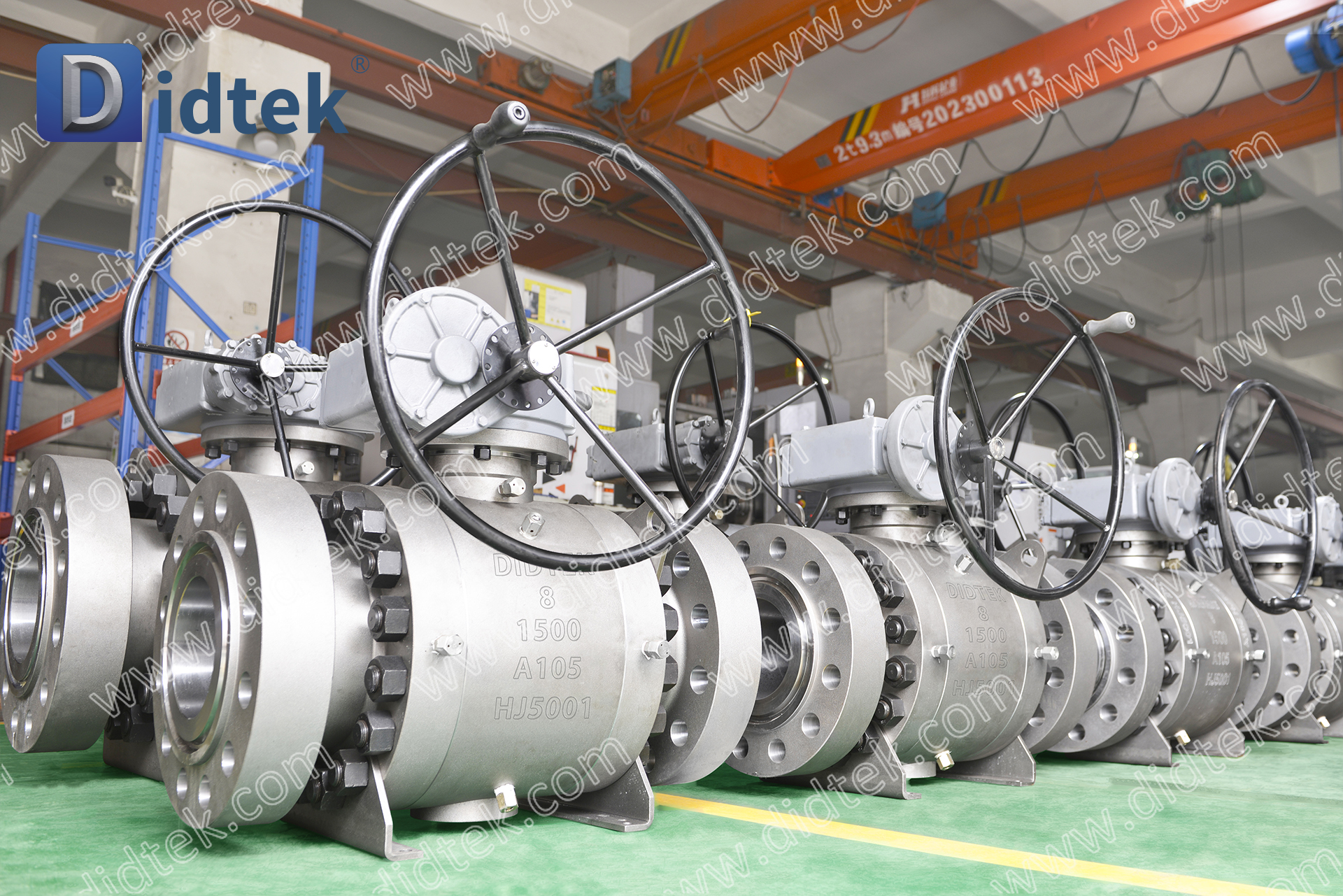 Didtek Flange Full Bore High-pressure Forged Steel A105 Trunnion Mounted Ball Valve
