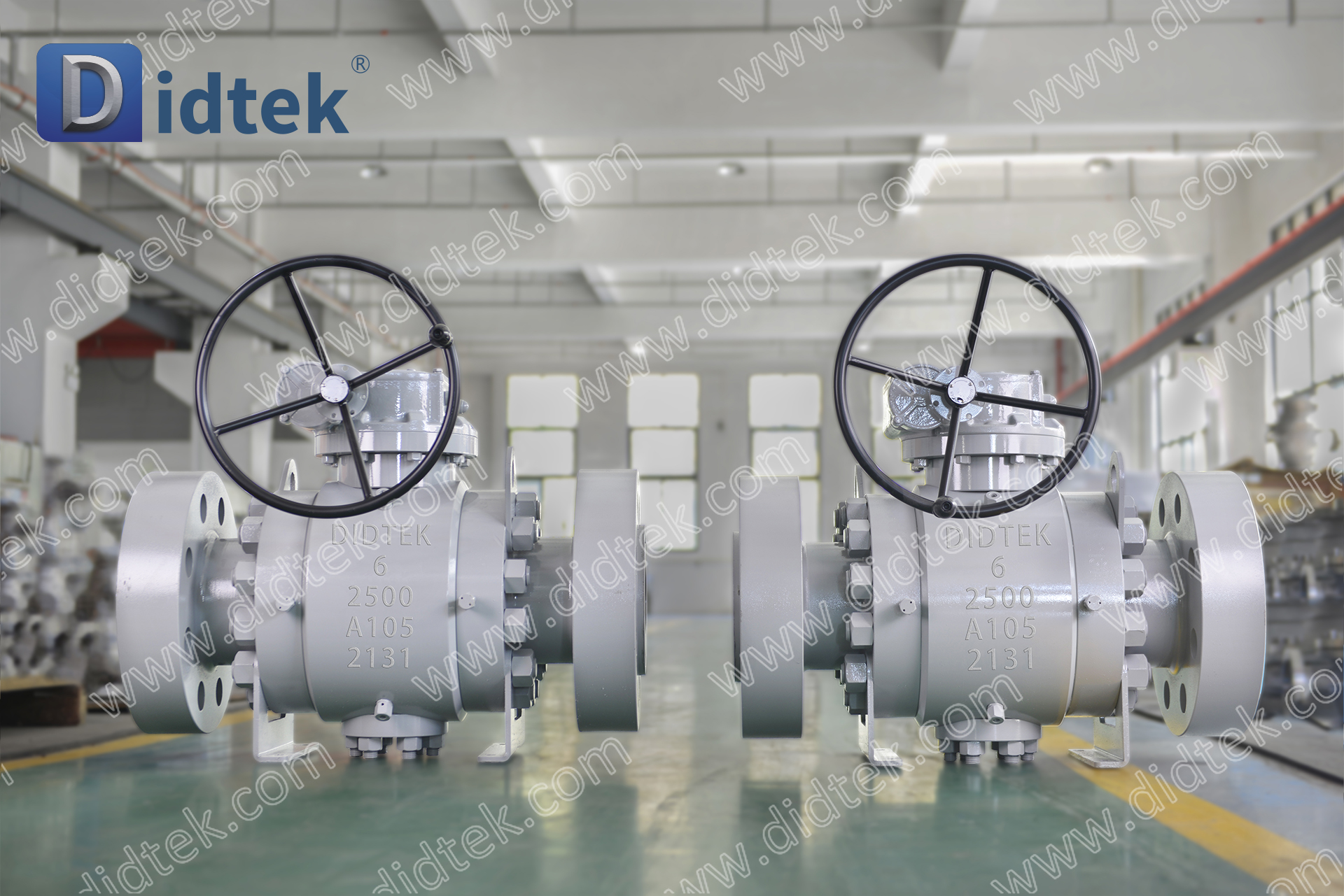 Didtek Flange 6inch 2500LB Forged DBB Trunnion Ball Valves