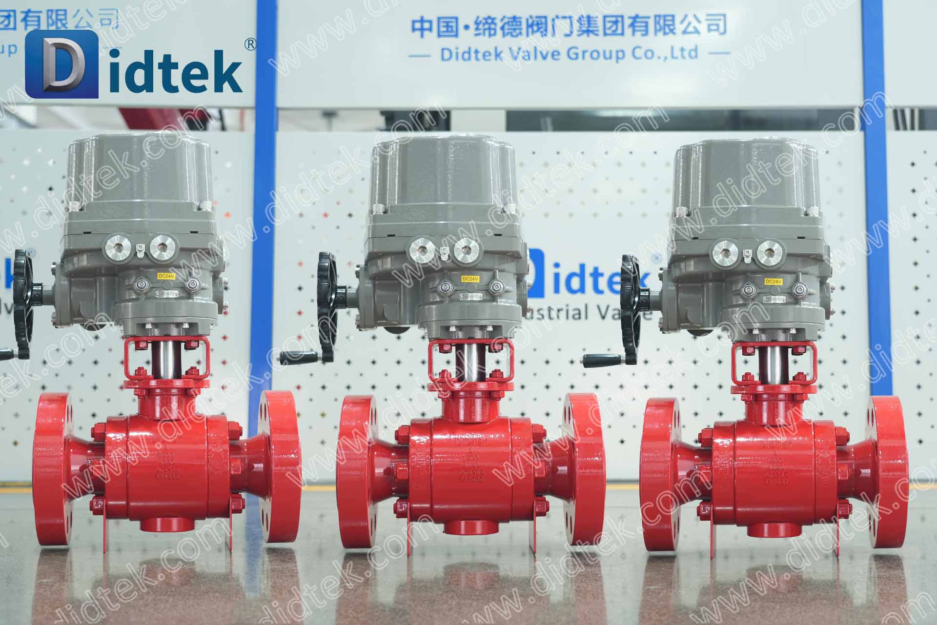 D-15 DIDTEKFTMSBV -Electric Forged F316 Trunnion Ball Valve with Polyurethane Coatin