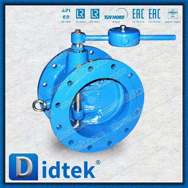 Butterfly Check Valve With Hydraulic Counterweight