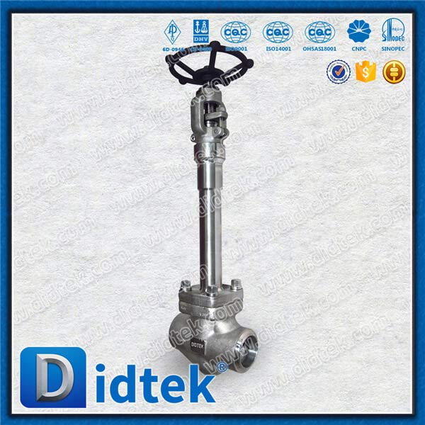 Cryogenic Globe Valve Butt Welded Ends