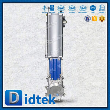 Single Action Pneumatic Lug Type Knife Gate Valve