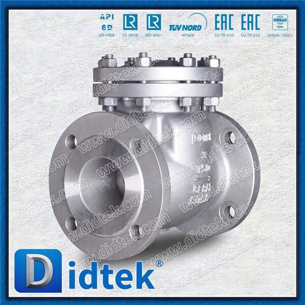 Cryogenic Stainless Steel CF8M Non Return Valve For Russia Project