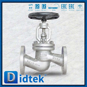 DIN Globe Valve-DN50 1.4408 Hand wheel Flange