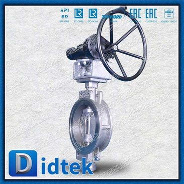 SS316Ti Material Triple Offest Butterfly Valve Liquid 40% Ammonia Medium