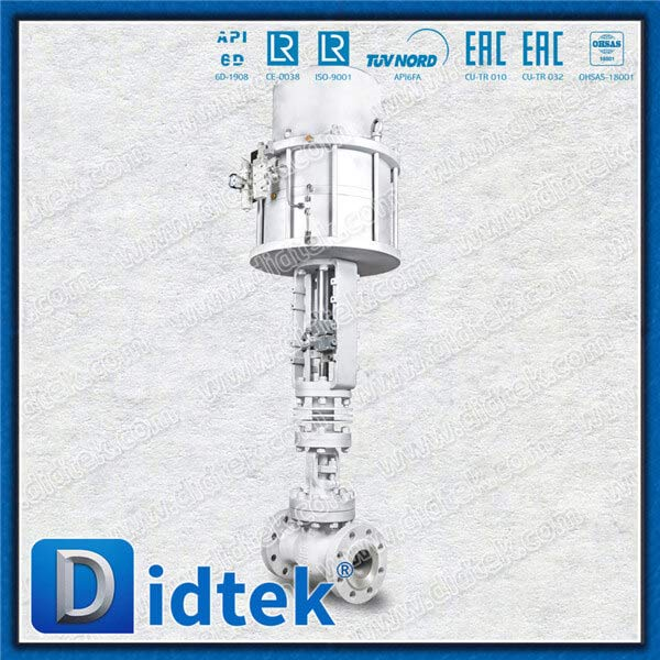 Steam WC6 3'' Pneumatic Flanged Globe Valve