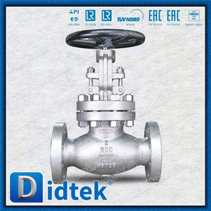 Duplex Stainless Steel 5A Globe Valve Anti-corrosion 80% Sulfuric acid