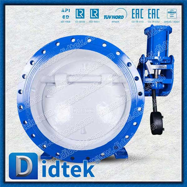 Butterfly Check Valve With Hydraulic and Counterweight