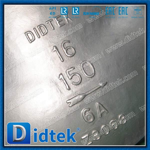 S32760 6A 16'' Flanged Full Opening Renewable Seat Horizontal Swing Check Valve