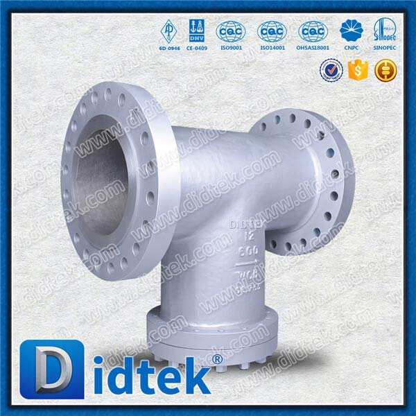 RF Flanged Stainless Steel T-Type Strainer