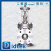 5A Material F53+PTFE Seat Angle Globe Valve With X-RAY and Penetrant Inspections