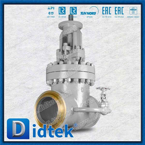 Butt Weld 8'' 600LB Gate Valve With Bypass