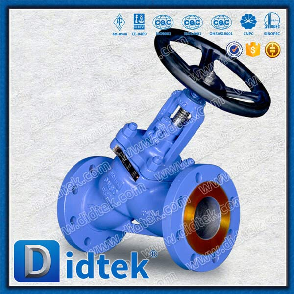 DIN Regulating Disc Y-Type Globe Valve