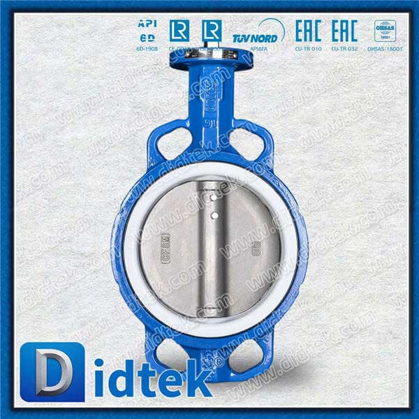 PTFE Sealing Ductile Iron GGG40 Concentric Butterfly Valve