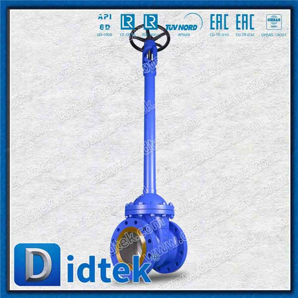 Low Escape Extension Bonnet Bellow Sealed Gate Valve