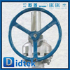 Cast Steel A216 WCB Gear OP Balanced Disc Globe Valve