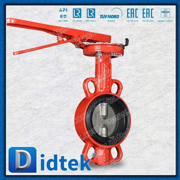 Cast Iron Lever Wafer Concentric Butterfly Valve