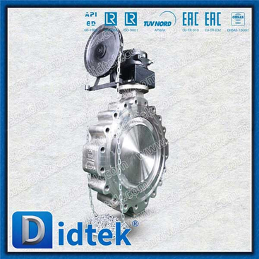 High Performance Butterfly Valve CF8M 20'' 150LB Lug Type Chainwheel