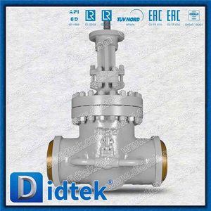 Butt Weld 8'' 600LB Gate Valve With Bypass