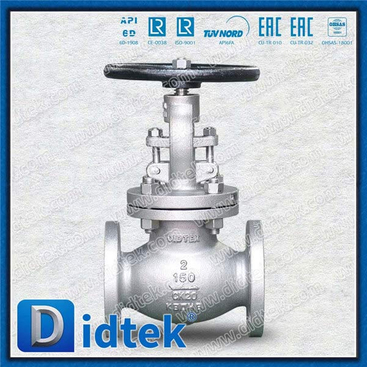 Chemical Caustic ASTM A351 Globe Valve