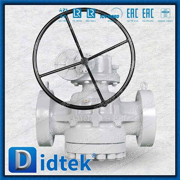 API 6D Flanged 6" 1500LB Inverted Pressure Balance Lubricated Plug Valve