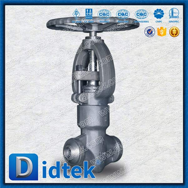 High temperature self sealing Globe Valve
