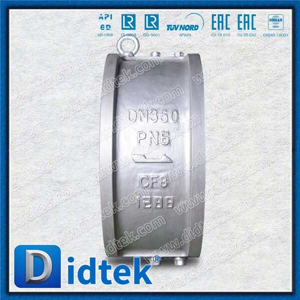 Stainless Steel CF8 Vition Seated Wafer Check Valve