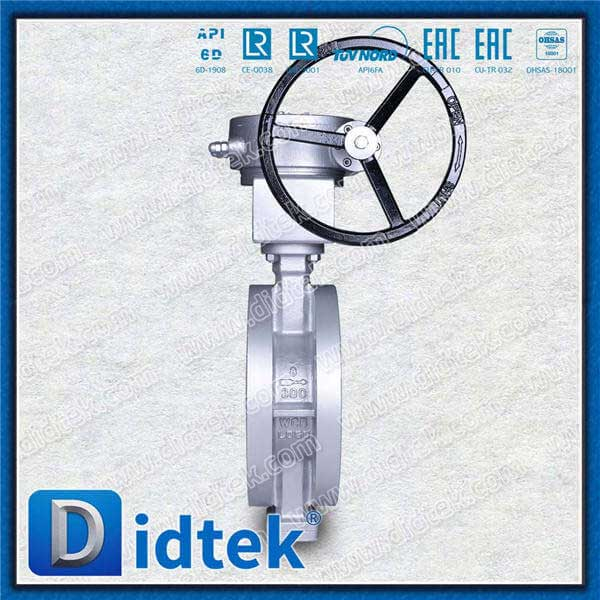 Laminated sealing Ring WCB Flange Triple Offset Flange Butterfly Valve