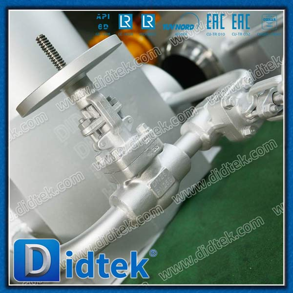 F91 Forged Steel Butt Welded Gate Valve With Bypass
