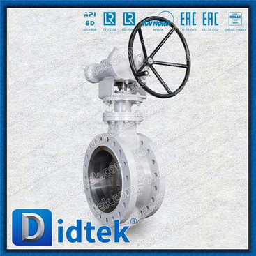 Gear Flange Triple Offset Flange Butterfly Valve