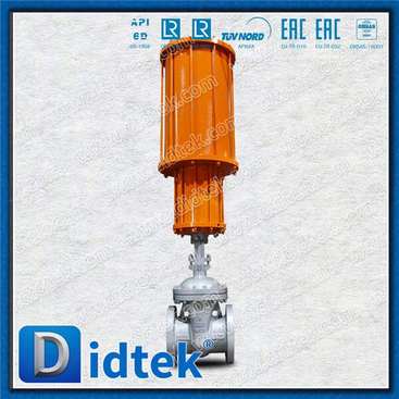 Alloy Steel WC6 Single Acting Spring Return Pneumatic Gate Valve