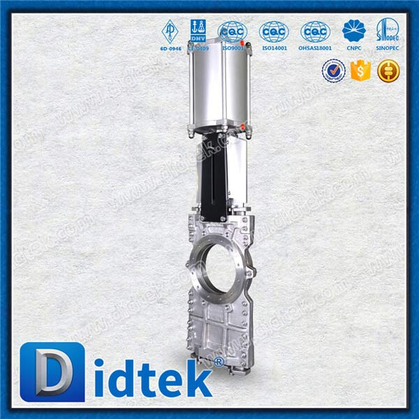 EPDM Seat Pneumatic Through Conduit Knife Gate Valve