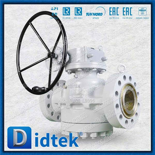 API 6D Flanged 6" 1500LB Inverted Pressure Balance Lubricated Plug Valve