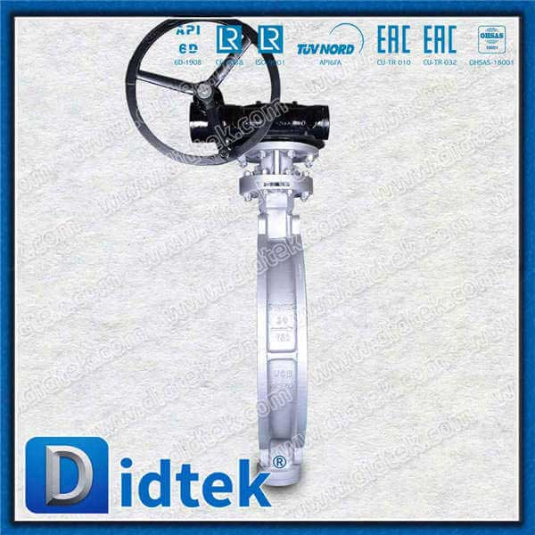 Zero Leakeage Laminated Metal Graphite Triple Offset Butterfly Valve