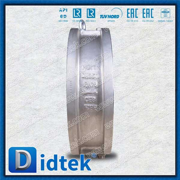 Short Face to Face DIN CF8 DN350 PN16 Wafer Check Valve