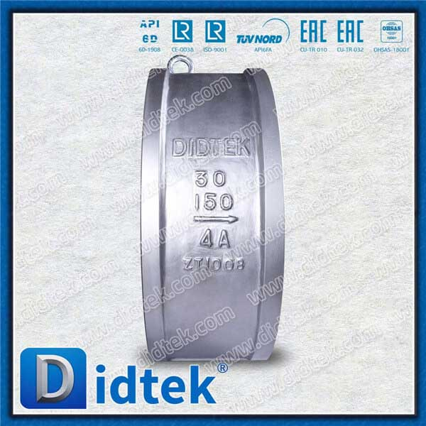 Duplex Steel 4A Series B Flange Dual Plate Wafer Check Valve