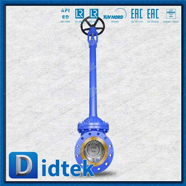 Low Escape Extension Bonnet Bellow Sealed Gate Valve