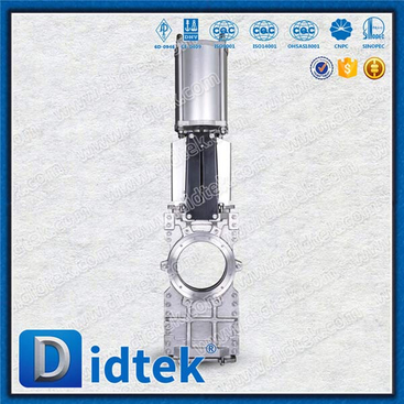 EPDM Seat Pneumatic Through Conduit Knife Gate Valve