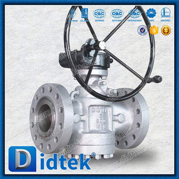 Reduce Bore Pressure Balanced and Lubricated Plug Valve