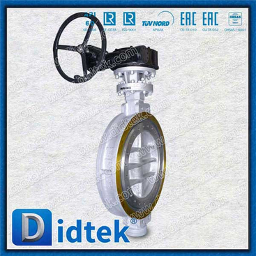 Zero Leakeage Laminated Metal Graphite Triple Offset Butterfly Valve