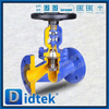 DIN Bellow Globe Valve-DN50 1.0619 Hand wheel Flange