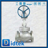 Cast Steel A216 WCB Gear OP Balanced Disc Globe Valve