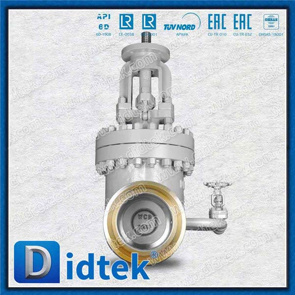 Butt Weld 8'' 600LB Gate Valve With Bypass