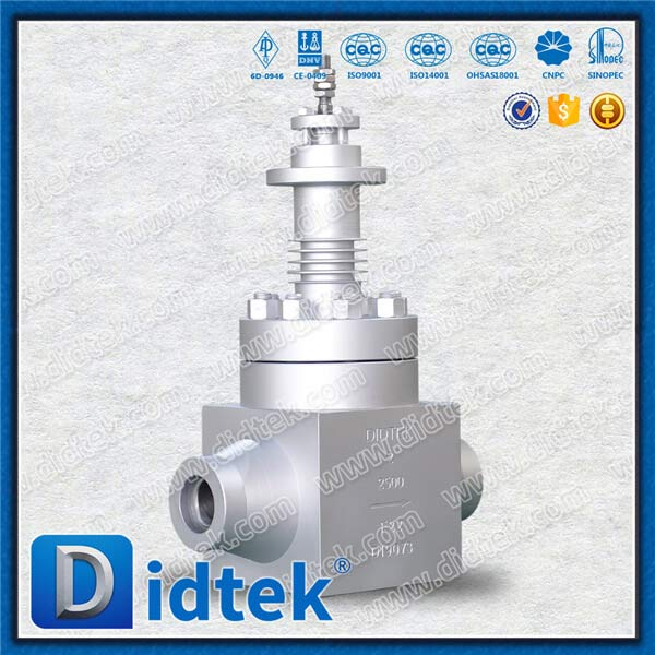 Bare stem Straight Through Pattern Control Valve