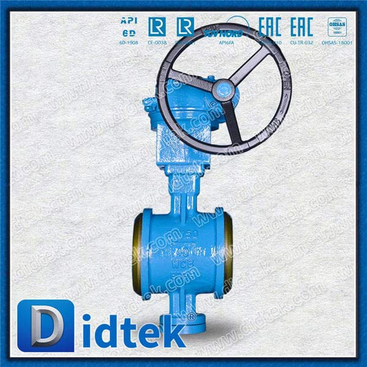 Triple Offset Butt Welded Butterfly Valve RT for BW end