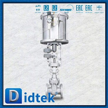 Pneumatic WCB Gate Valve With 2 Limit Switch