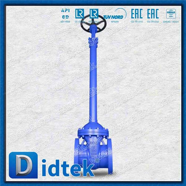 Low Escape Extension Bonnet Bellow Sealed Gate Valve