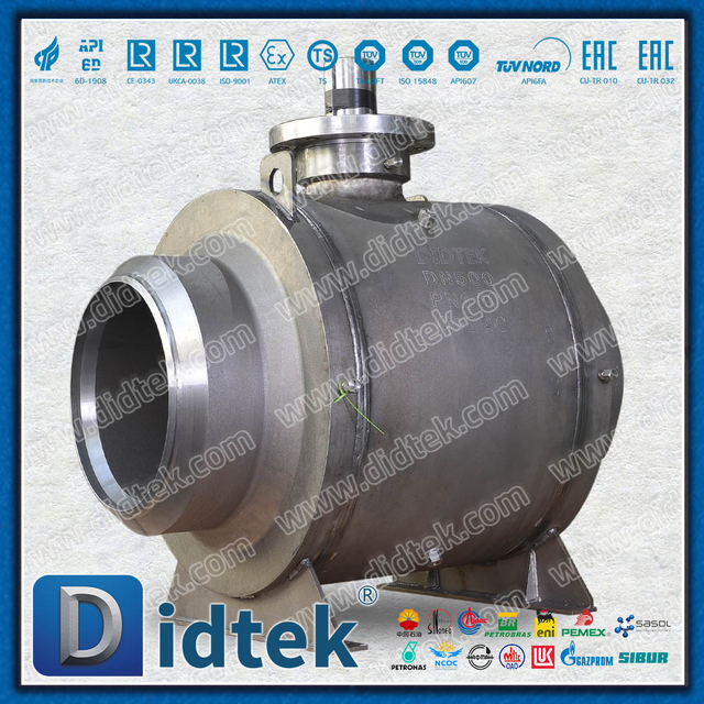 GOST 09G2S Heating Supply BW Fully Welded Ball Valve 