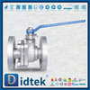 DIN/EN Stainless Steel Metal Seated Floating Ball Valve Anti Blow Out Stem